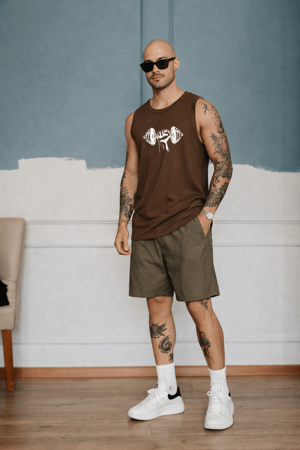 Camiseta Regata Masculina - Halteres