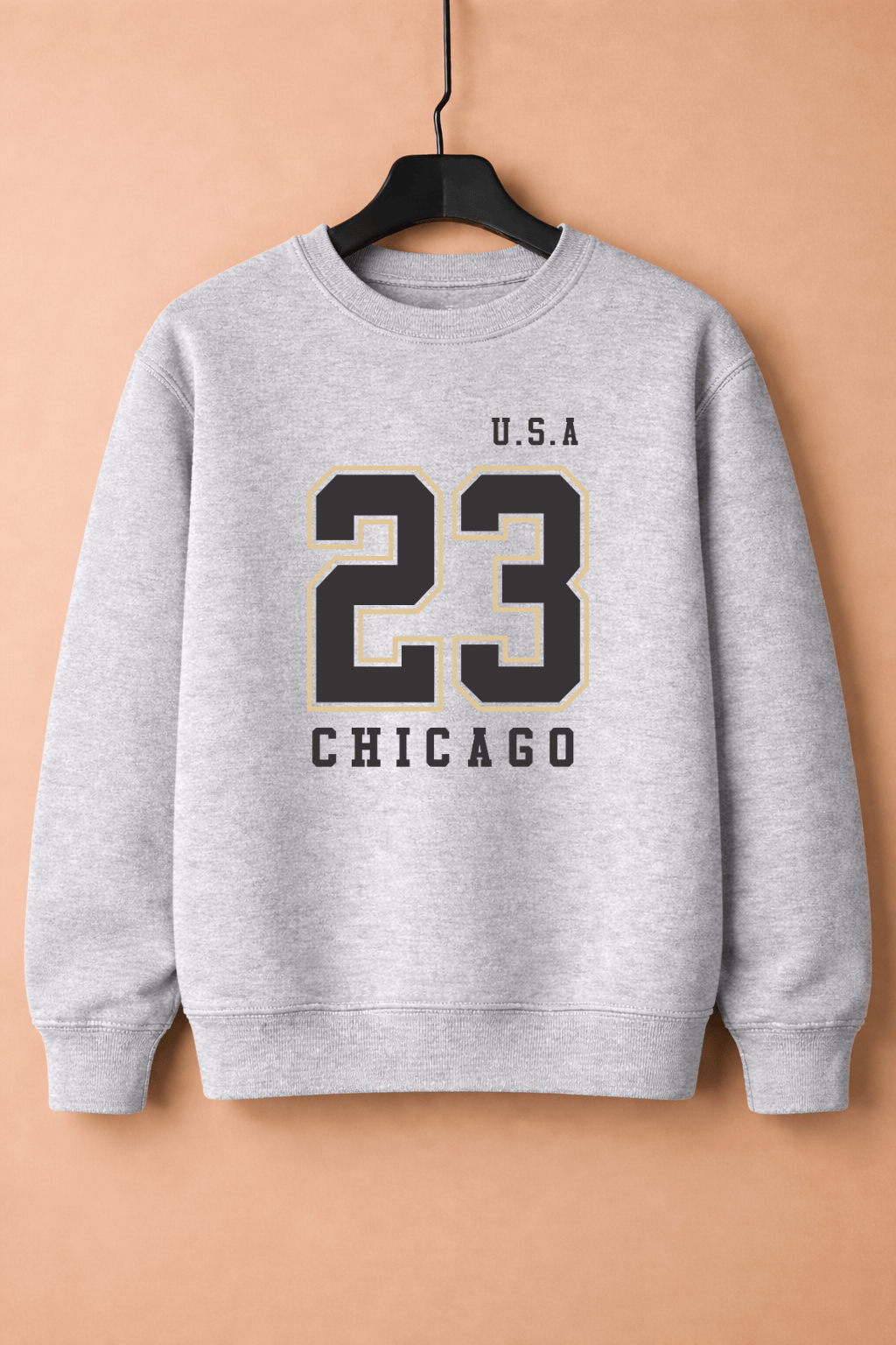 Moletom Feminino Careca - U.S.A 23