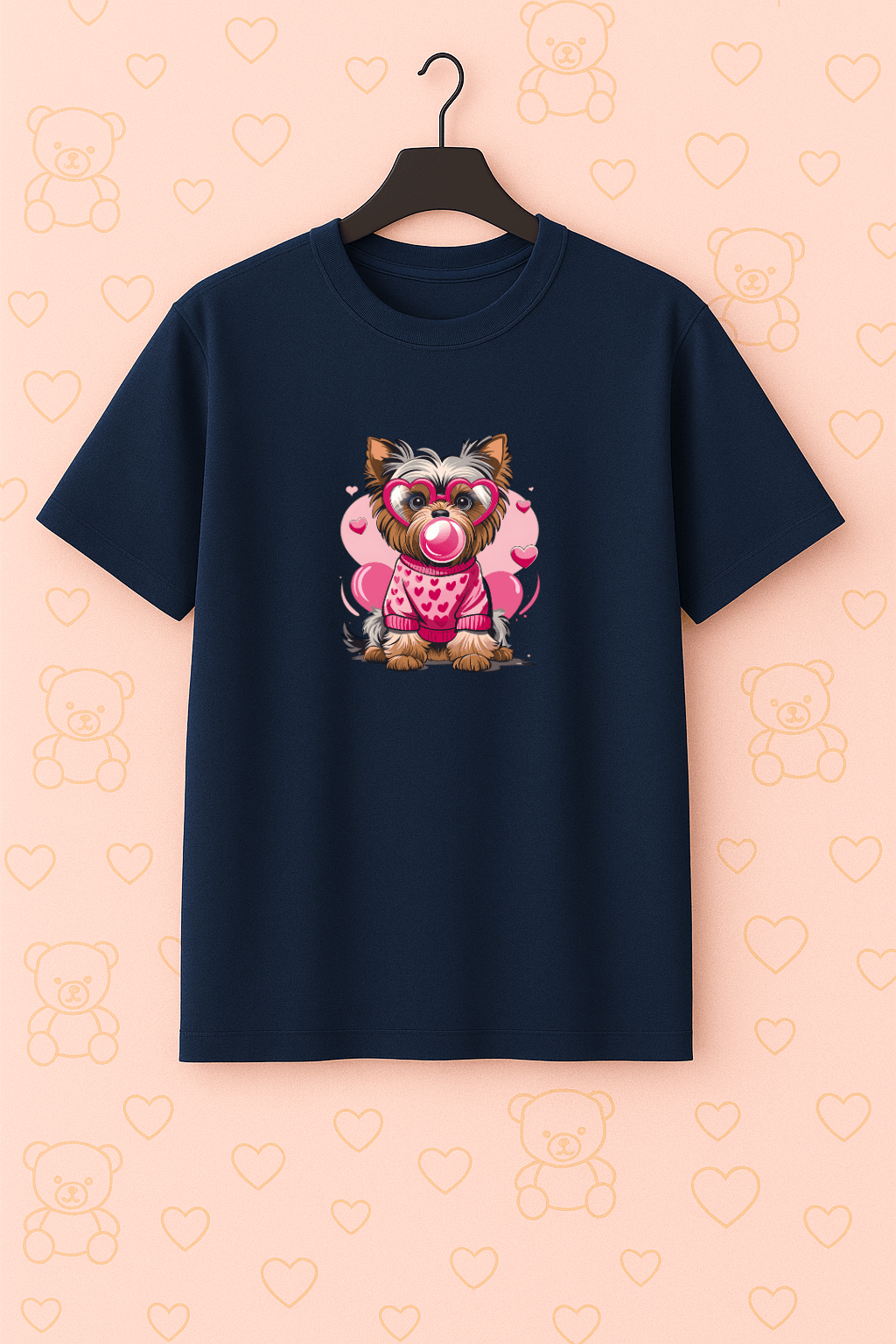 Camiseta Infantil Feminina - Puppy Pop Girl
