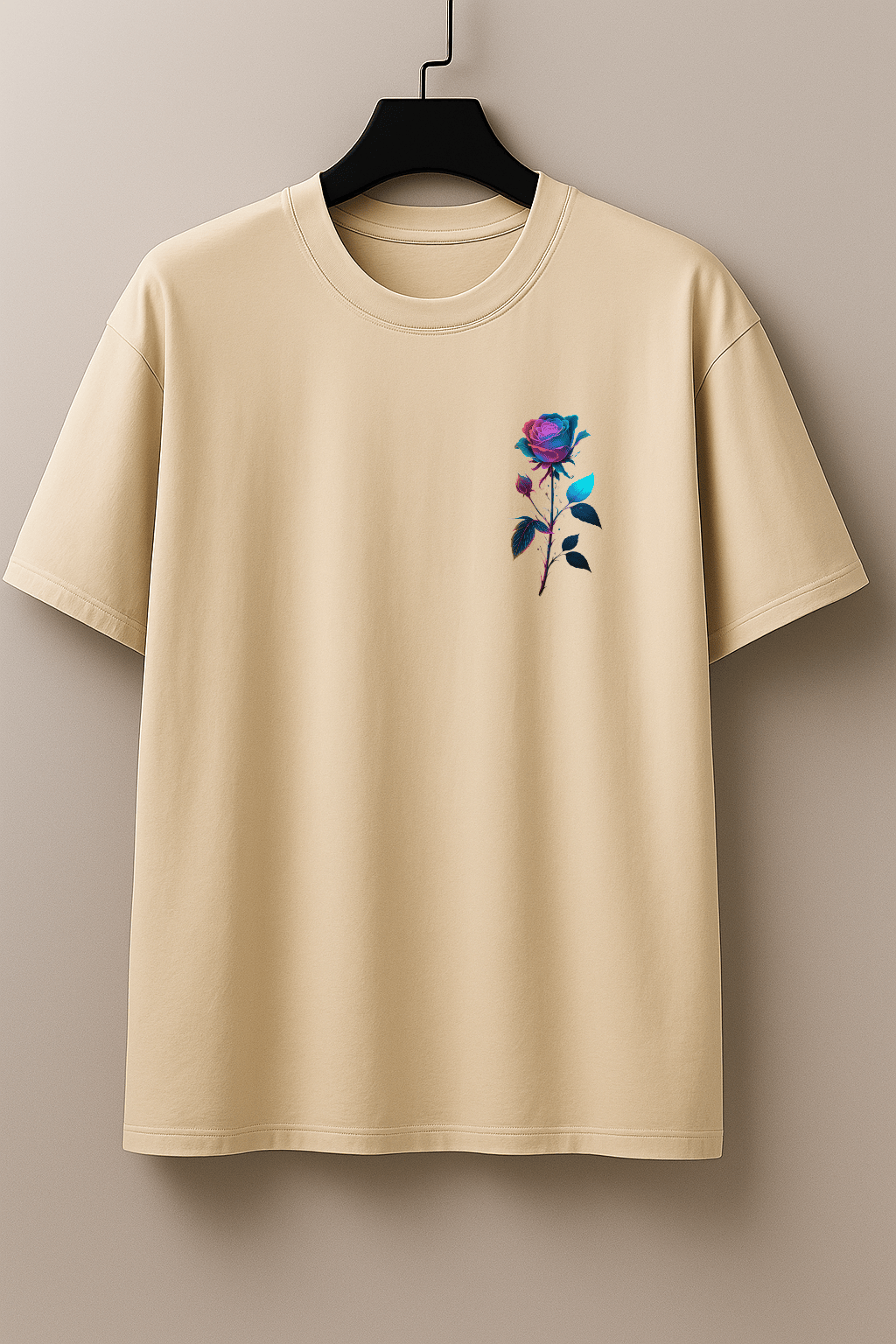 Camiseta Feminina | Estampa Rose Blue