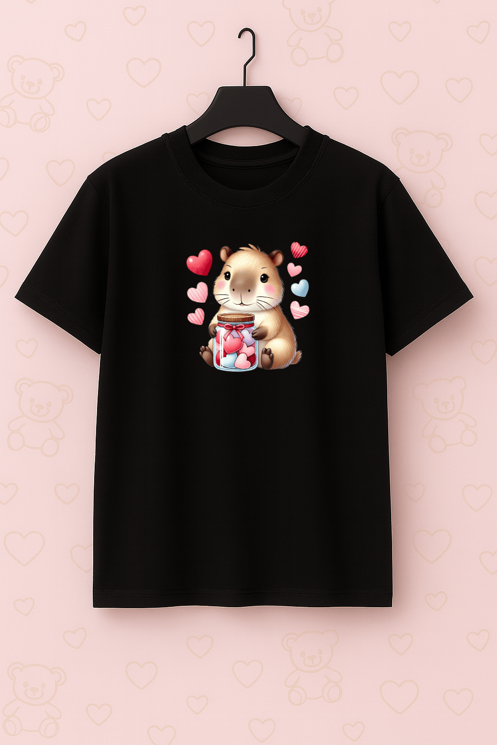 Camiseta Infantil Feminina - Capivara do Amor Baby