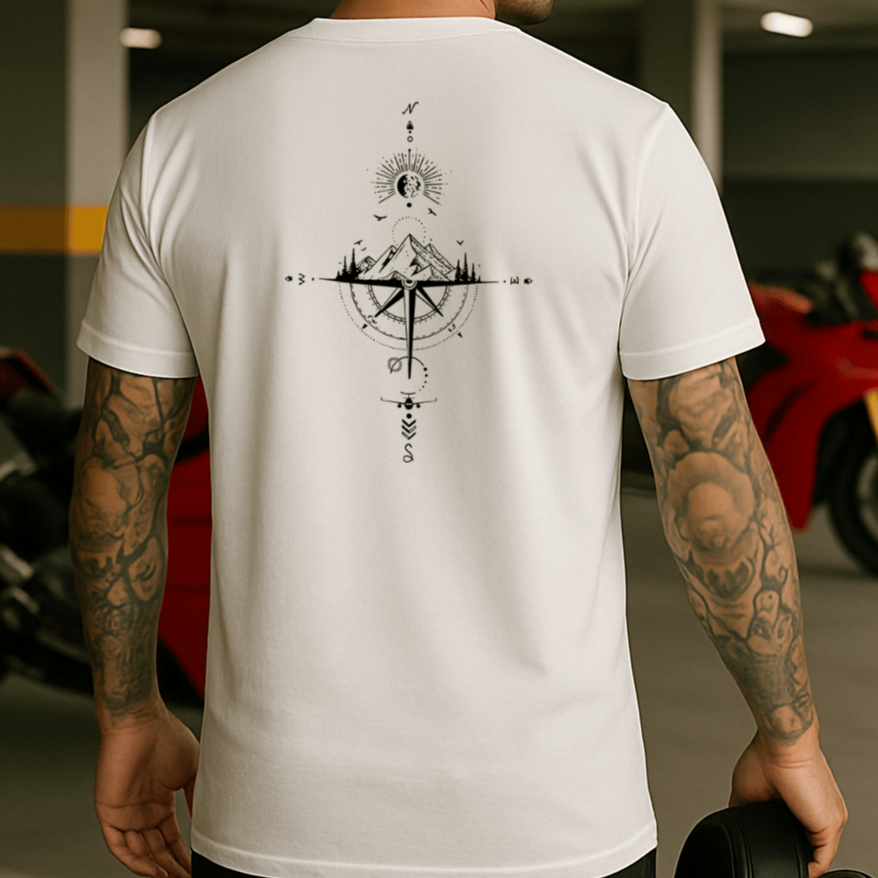 Camiseta Masculina | Estampa - Rosa dos Ventos