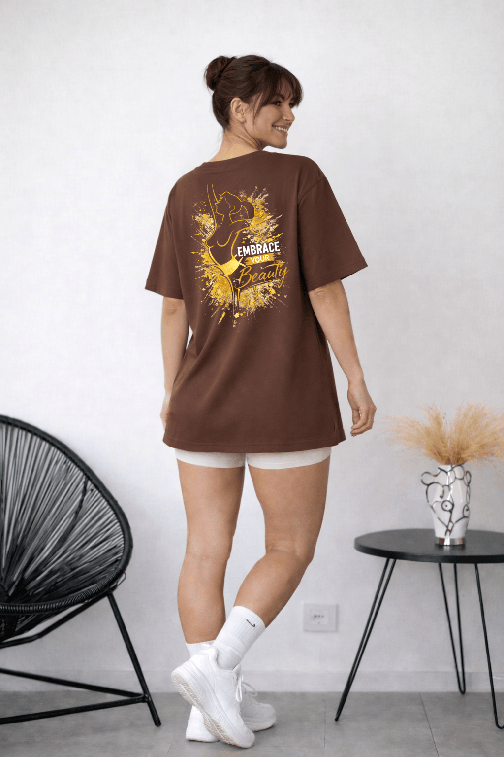 Camisetão Oversized  Feminina -  Embrace Your Beauty