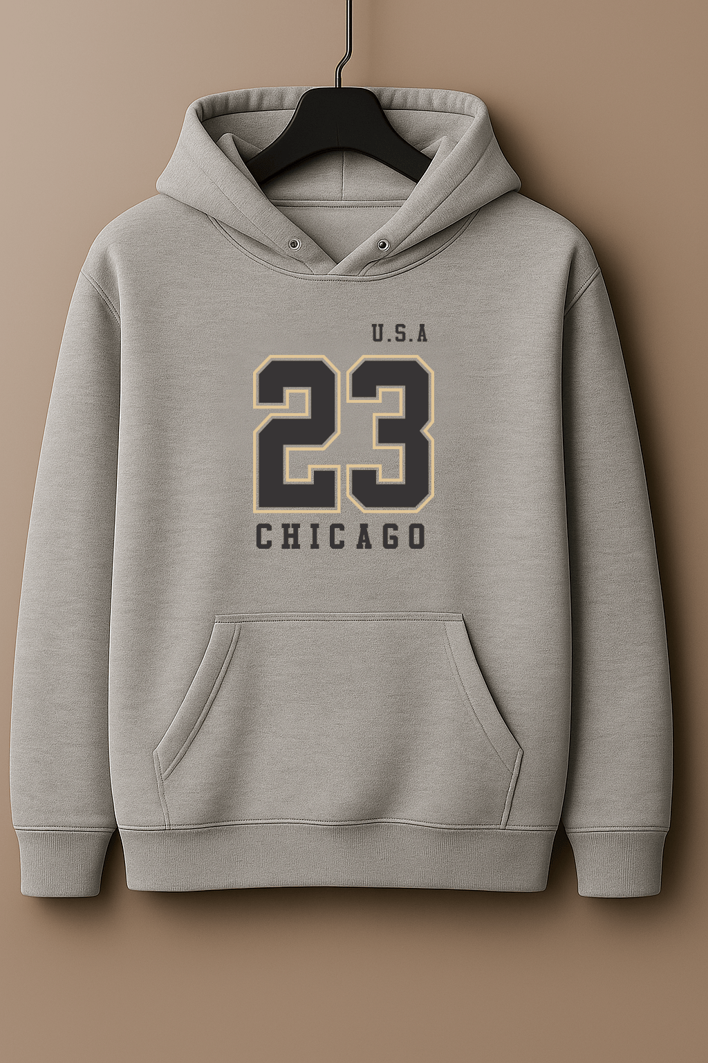 Moletom Feminino Canguru - U.S.A 23 Chicago