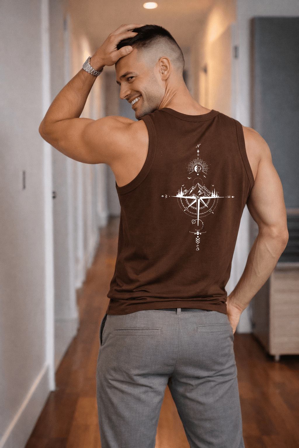 Camiseta Regata Masculina - Rosa dos Ventos