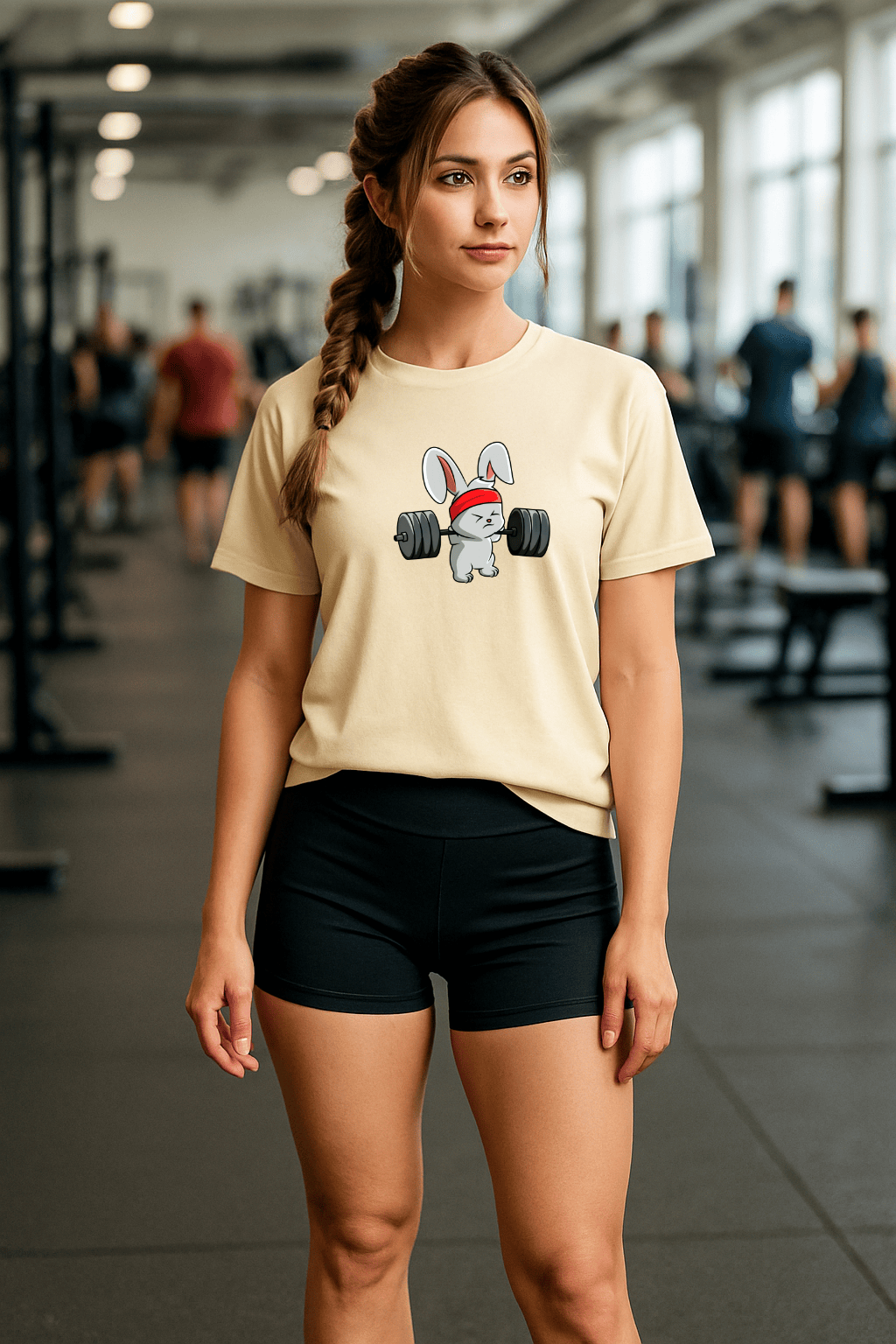 Camiseta Feminina Bunny Strong | Streetwear Casual
