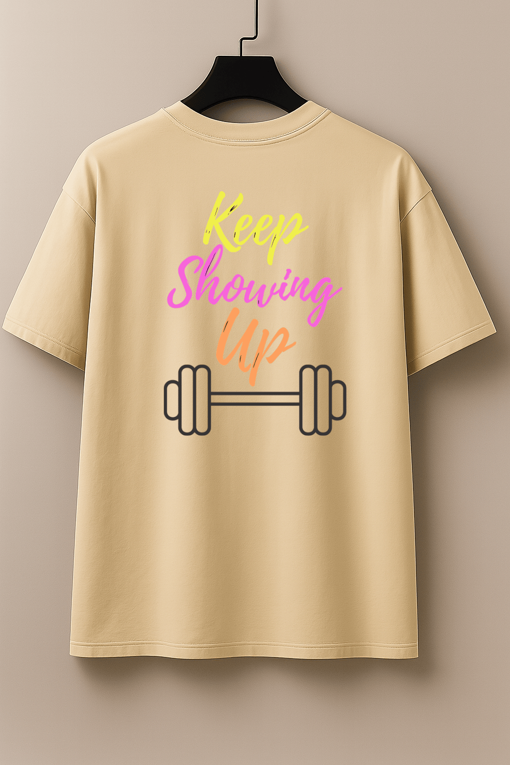 Camiseta Feminina Manga Curta - Keep Showing Up