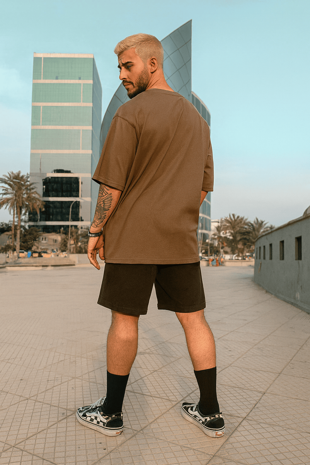 Camiseta Oversized Masculina | Estampa - Freedom Limitles