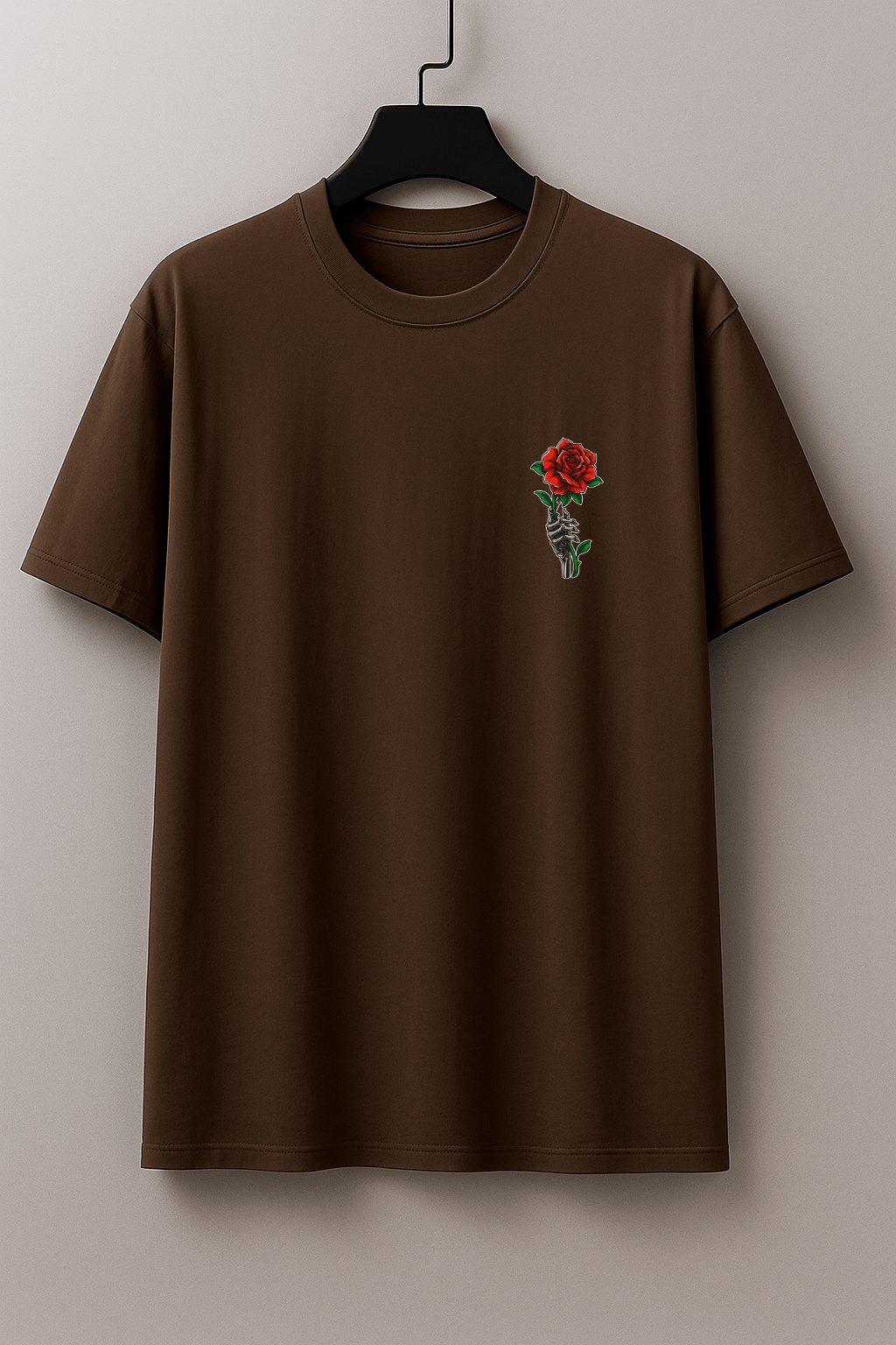 Camiseta Feminina Premium Manga Curta Tradicional  - Rose Pain Red