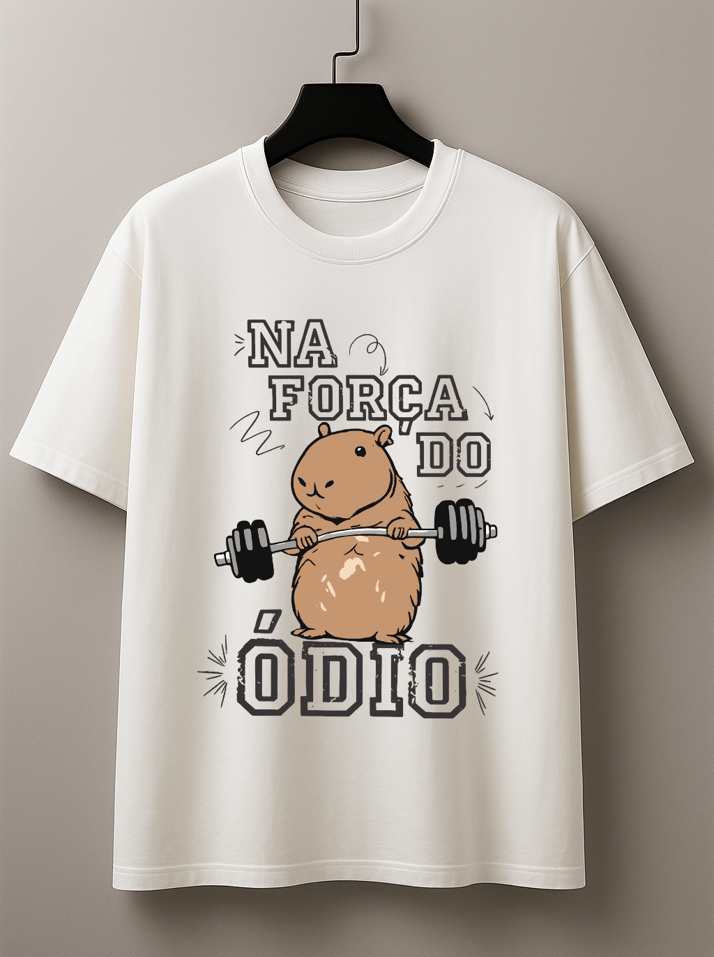 Camiseta Feminina Tradicional Manga Curta - Na Força do Ódio