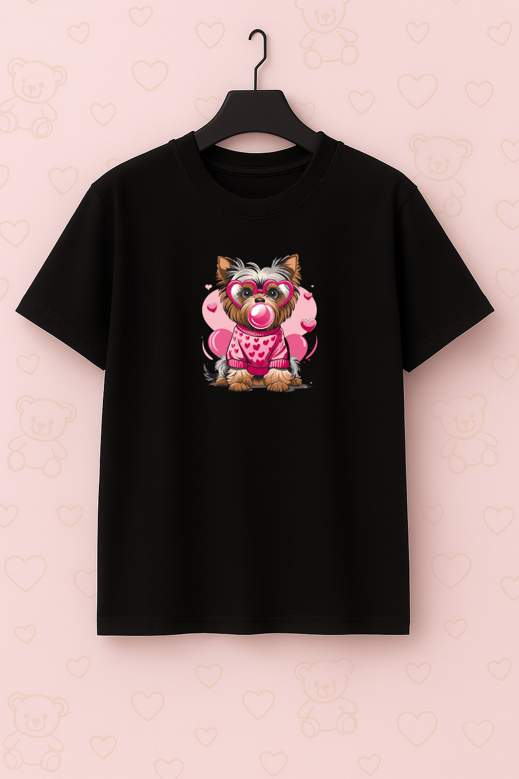 Camiseta Infantil Feminina - Puppy Pop Girl