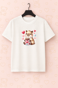 Camiseta Infantil Feminina - Capivara do Amor Baby