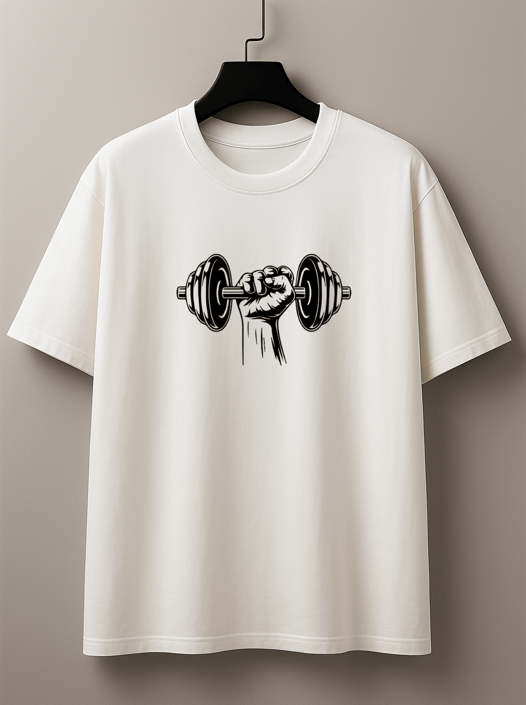 Camiseta Oversized Masculina | Estampa - Halteres