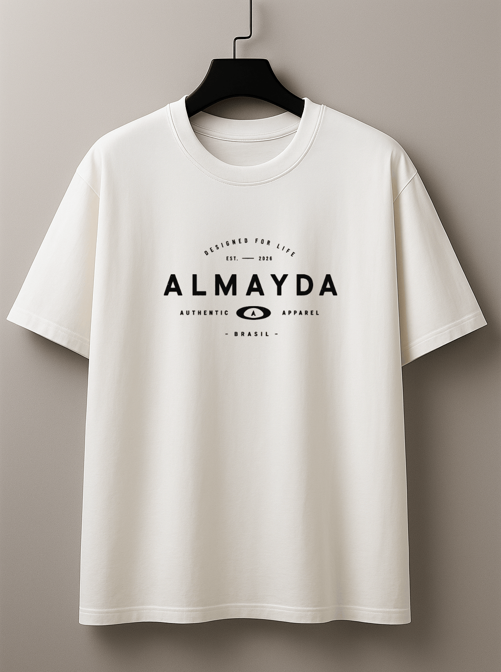 Camiseta Masculina Premium Manga Curta - Lançamento Almayda Authentic Apparel