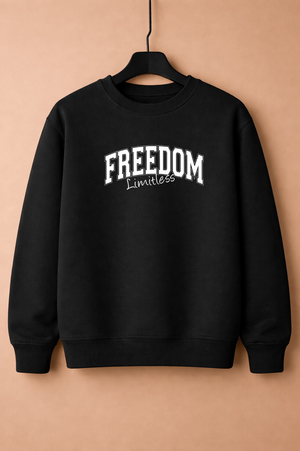 Moletom Feminino Careca - Freedom Limitless