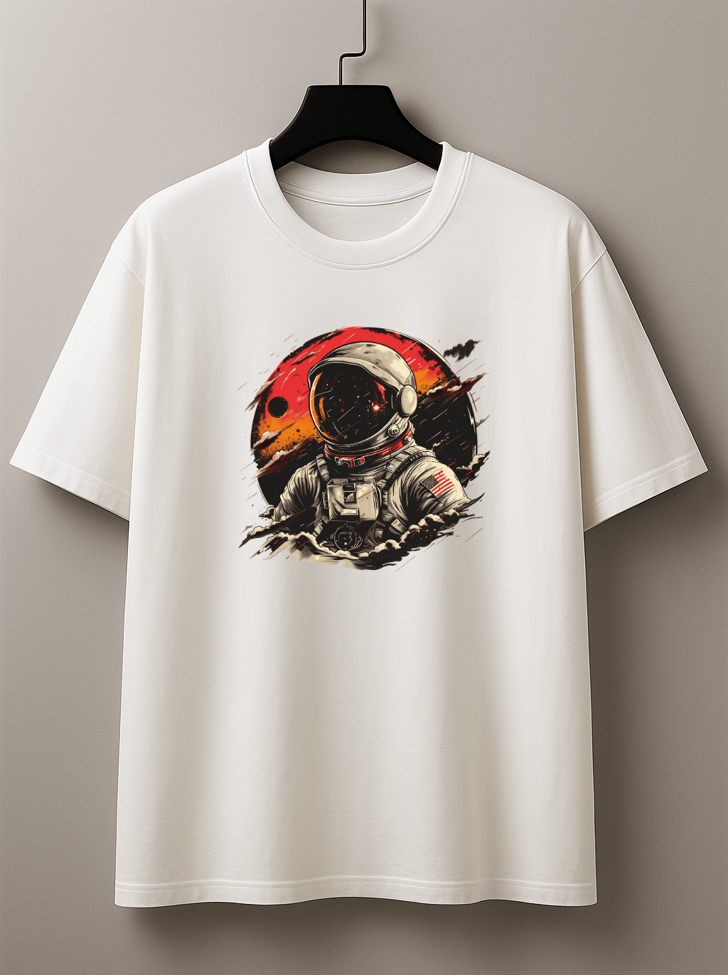 Camiseta Masculina Premium Casual - Space Explorer