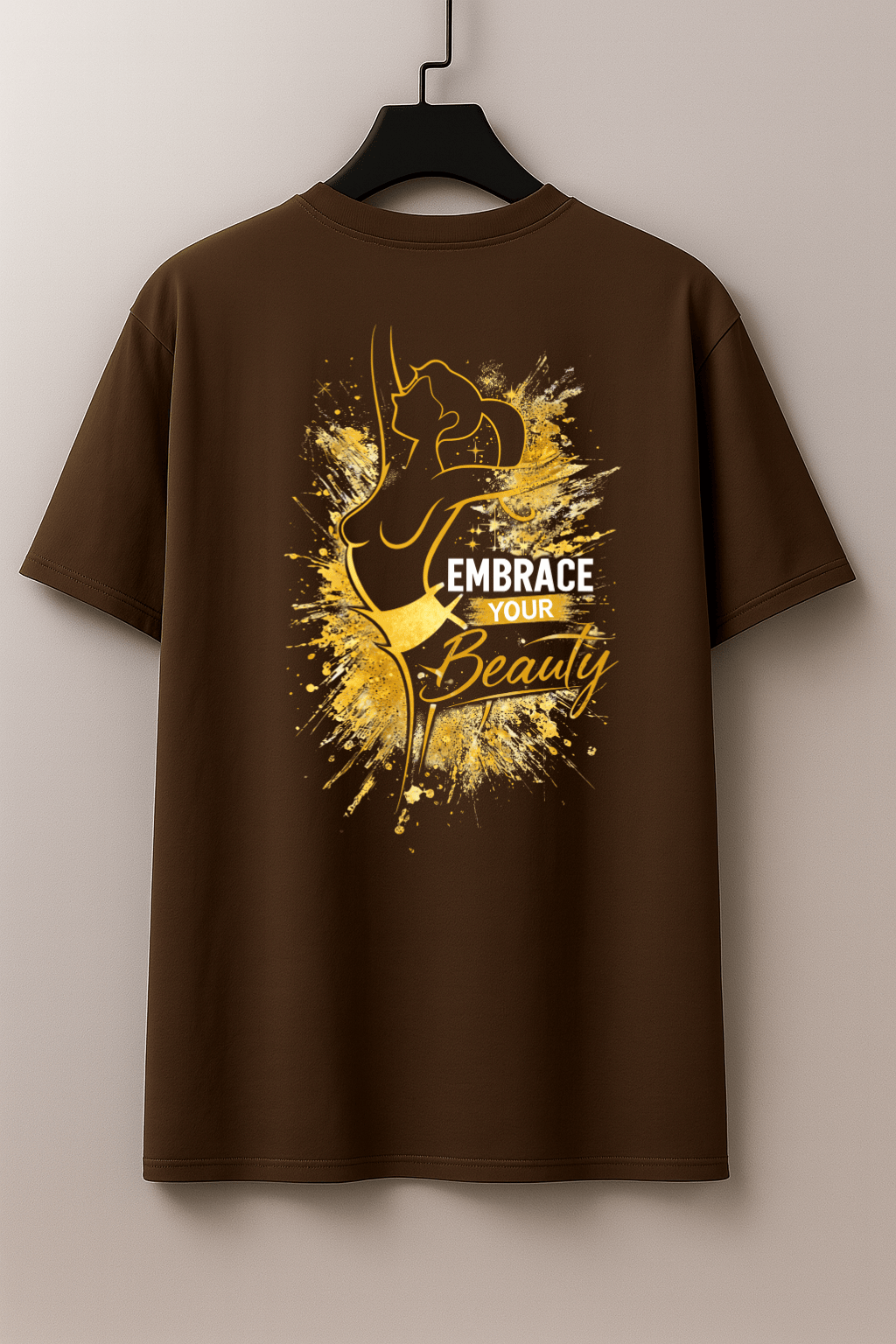 Camiseta Premium Manga Curta Tradicional Feminina - Embrace Your Beauty