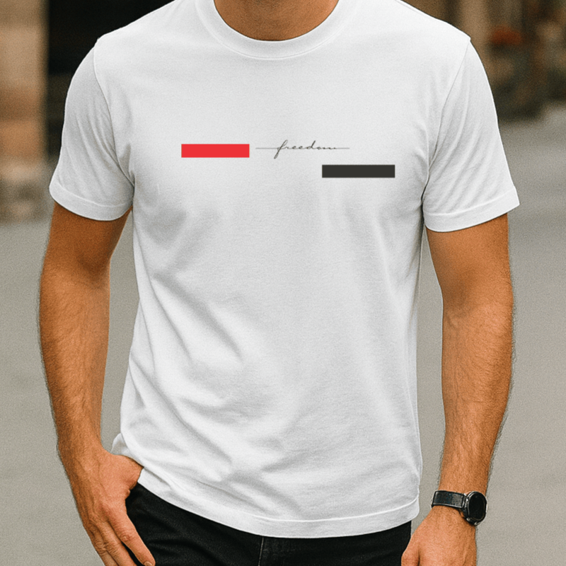 Camiseta Masculina | Estampa - Freedom