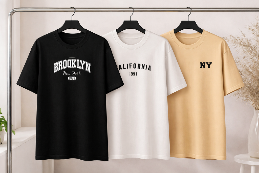 Camisetão Oversized Masculina - kit com 3 Camisetas - As mais Vendidas