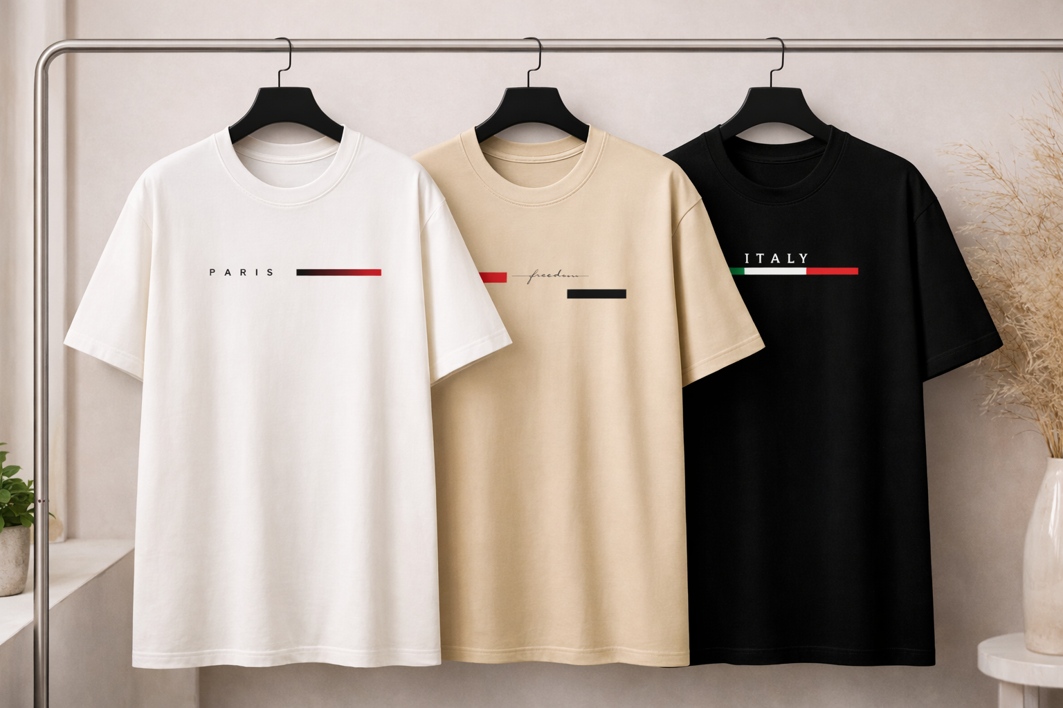 Kit 3 Camiseta Masculina Premium Manga Curta Tradicional  | Mais Vendidas - Urban Icons