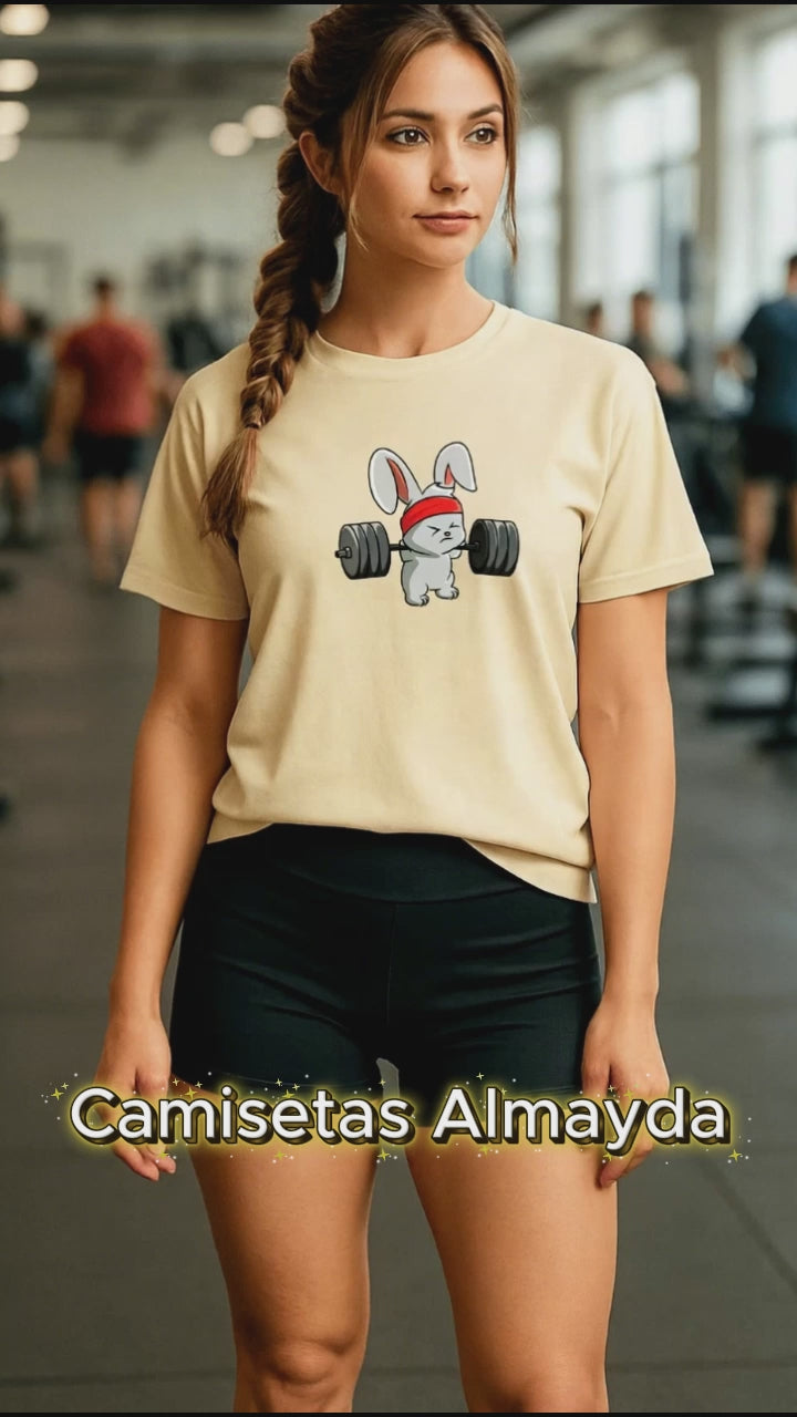 Camiseta Feminina Bunny Strong | Streetwear Casual