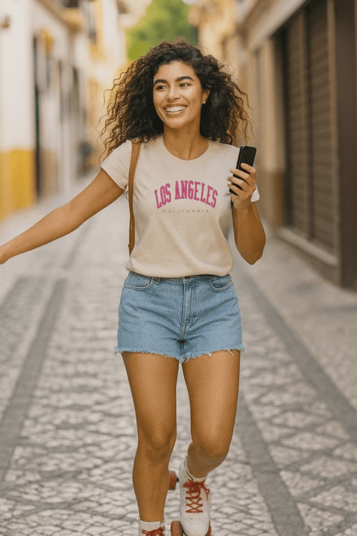 Camiseta Feminina | Estampa - Los Angeles