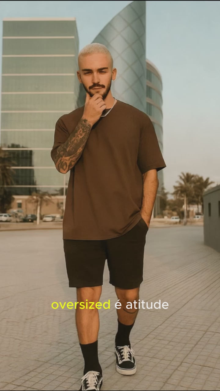 Camiseta Oversized Masculina | Lisa