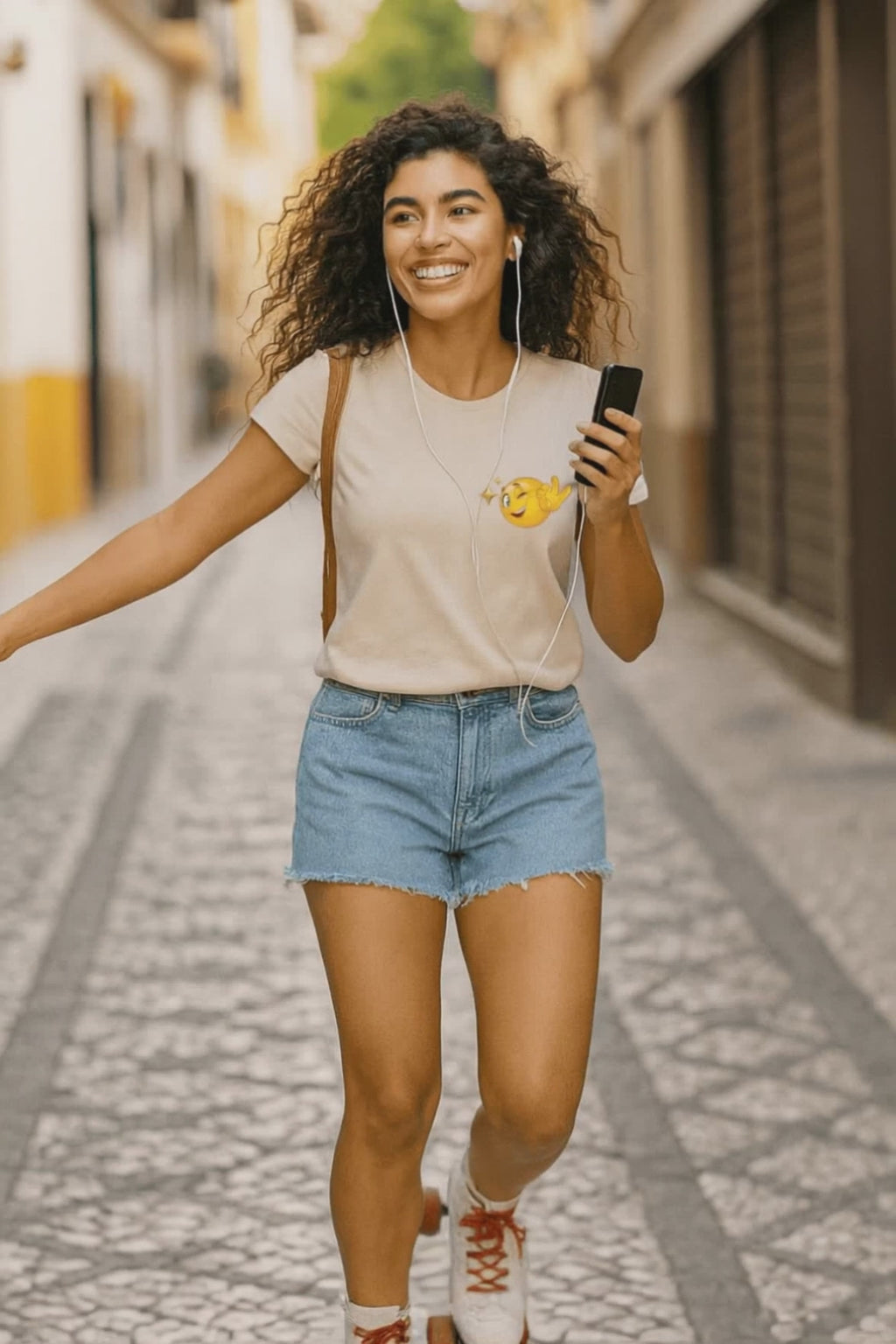 Camiseta Feminina | Estampa - Emoji Divertido
