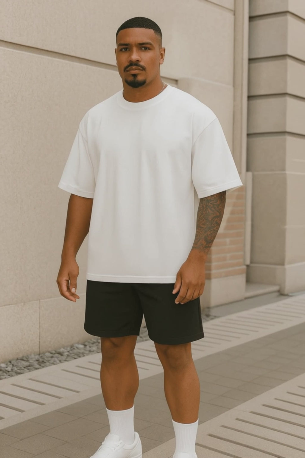 Camiseta Oversized Masculina | Estampa Urso Bear