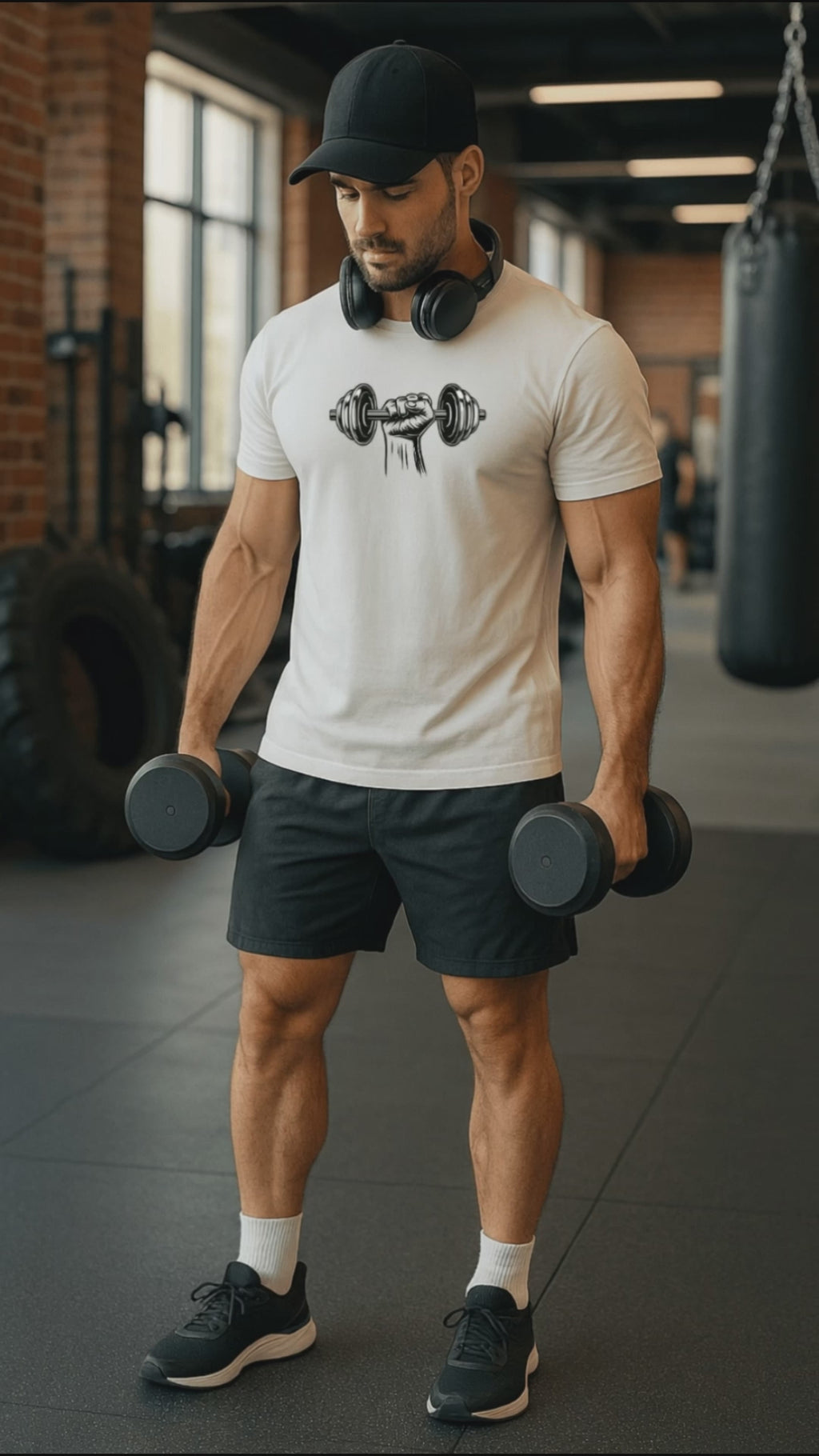 Camiseta Masculina | Estampa Halteres