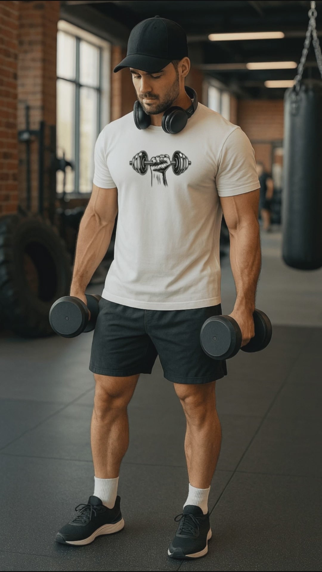 Camiseta Masculina | Estampa Halteres