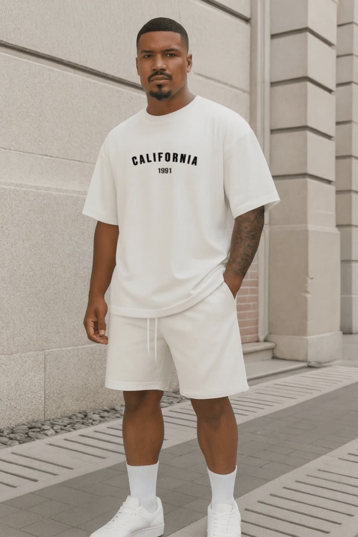 Camiseta Oversized Masculina | Estampa - California 1991