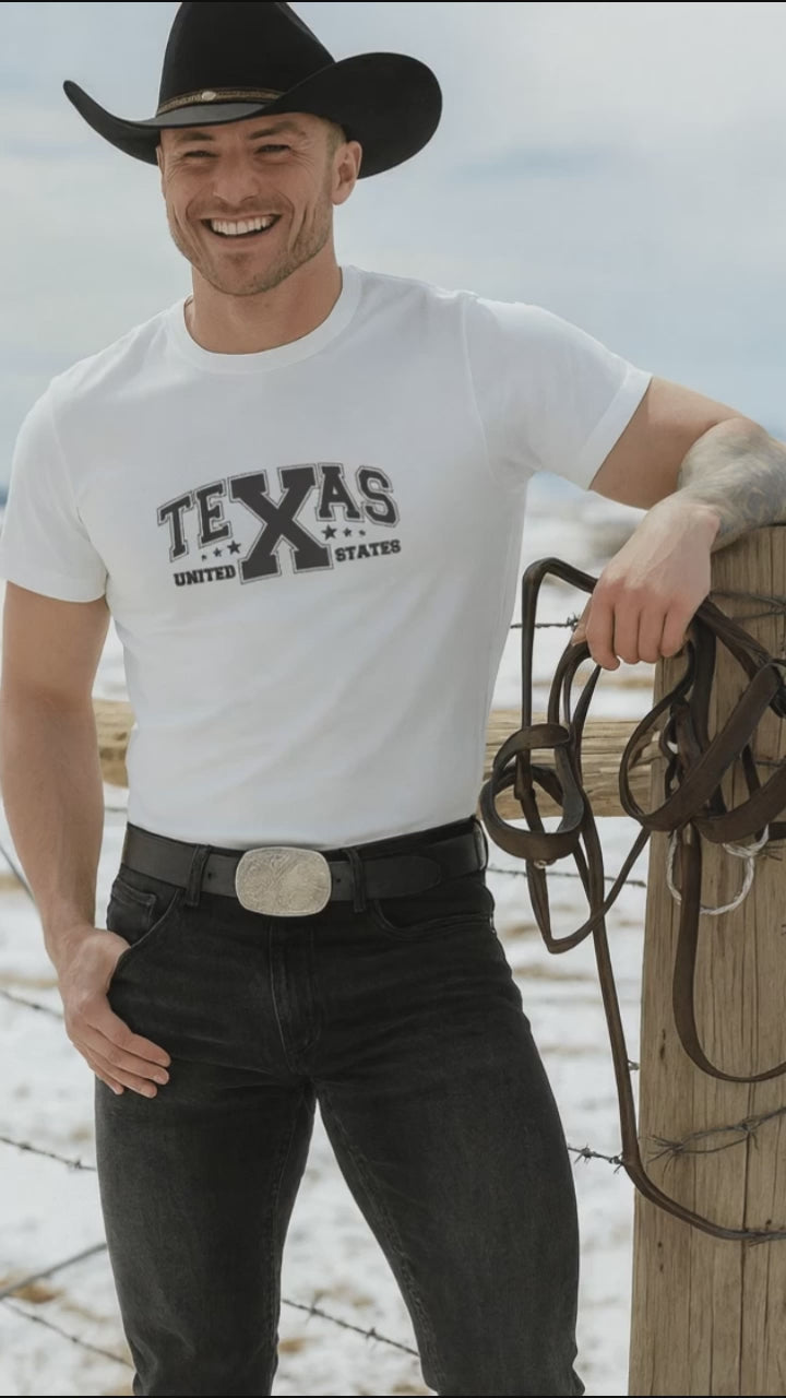 Camiseta Masculina Premium Texas United States